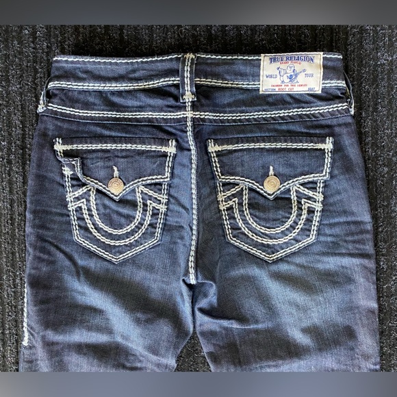 True Religion designer jeans WFLAPS NAT MEGA T  size 26 - Picture 9 of 12